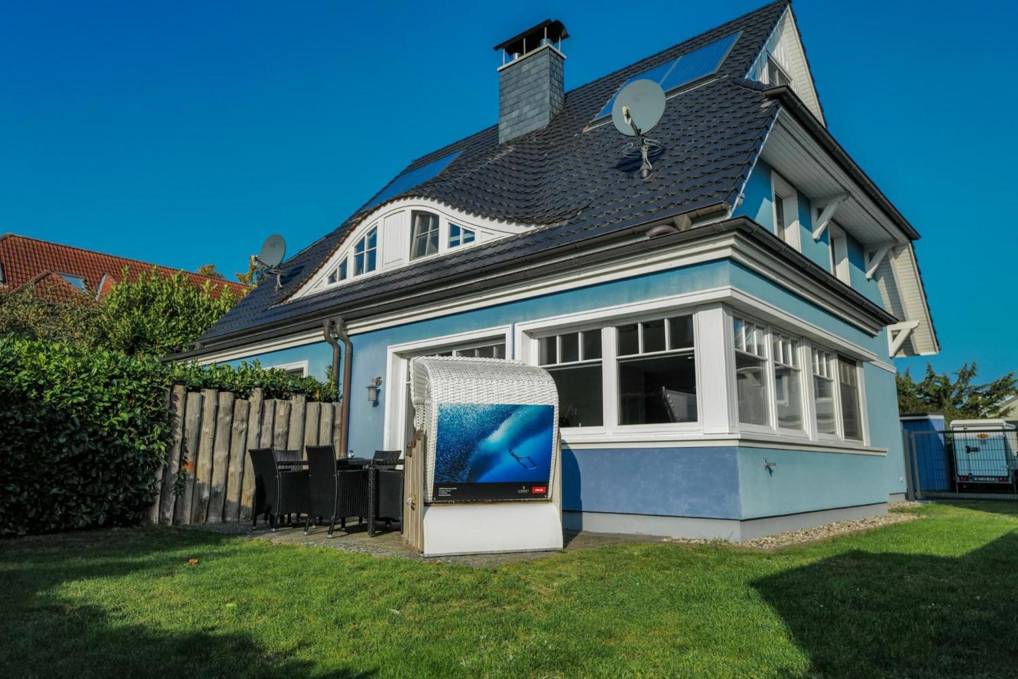 Ostseelagune Zingst, Exklusive Dhh, Strandnah, Sauna, Kamin, 3 Sz, 2 Baeder, Glasfaser, Haustierfrei, Garten Mit Suedterrasse, E-Ladesaeule, 2 Stellplaetze, Strandkorb, Fahrradschuppen, Waschmaschine, Trockner, Nichtraucher Eksteriør billede